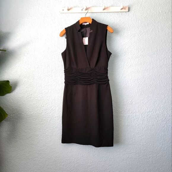 Calvin klein sleeveless fully lined midi little black dress - Picture 1 of 12